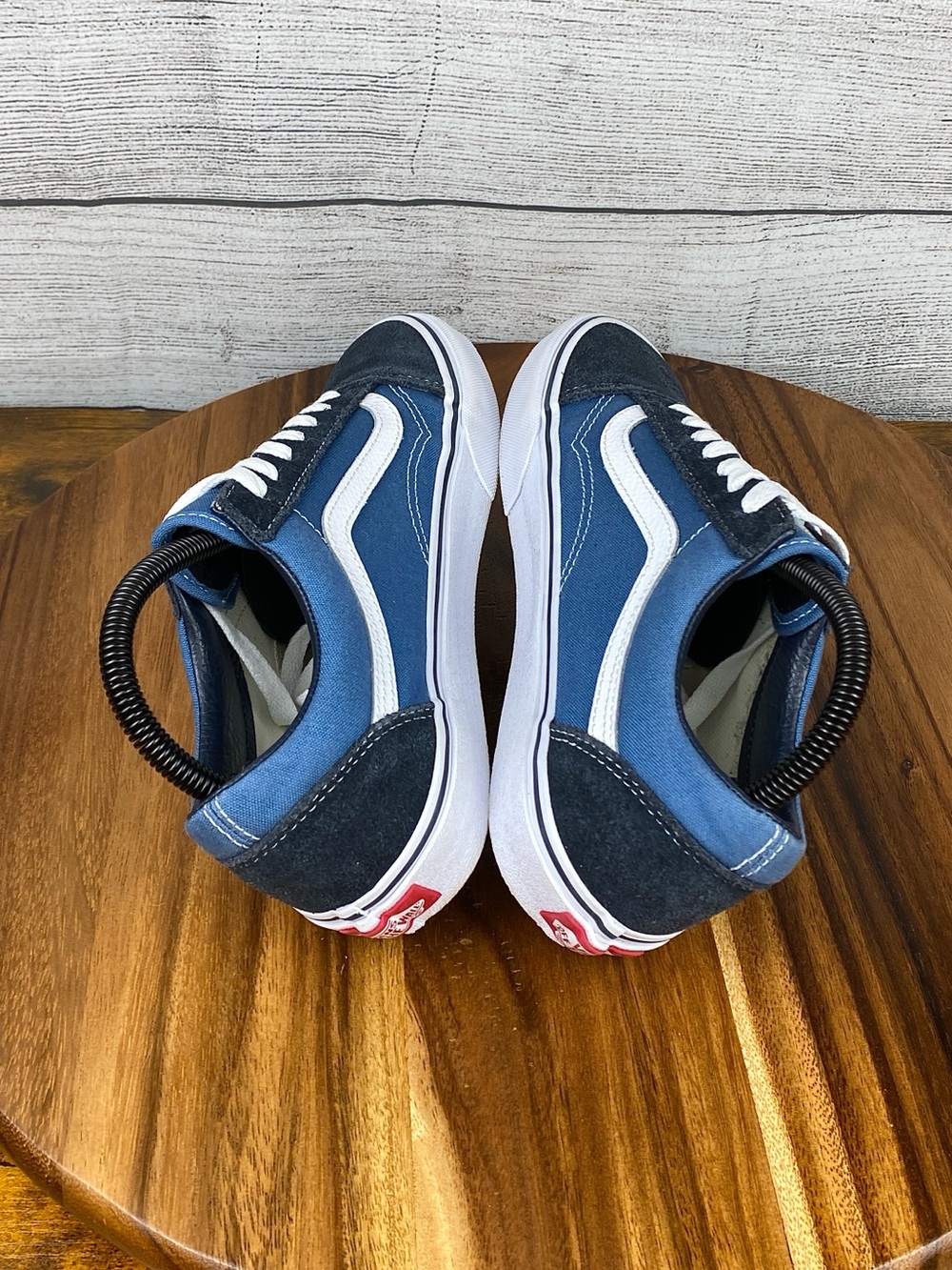 Vans Old Skool Navy Blue Lace Up Shoes Women’s Size 7.5 / Men’s Size 6 - Picture 9 of 12